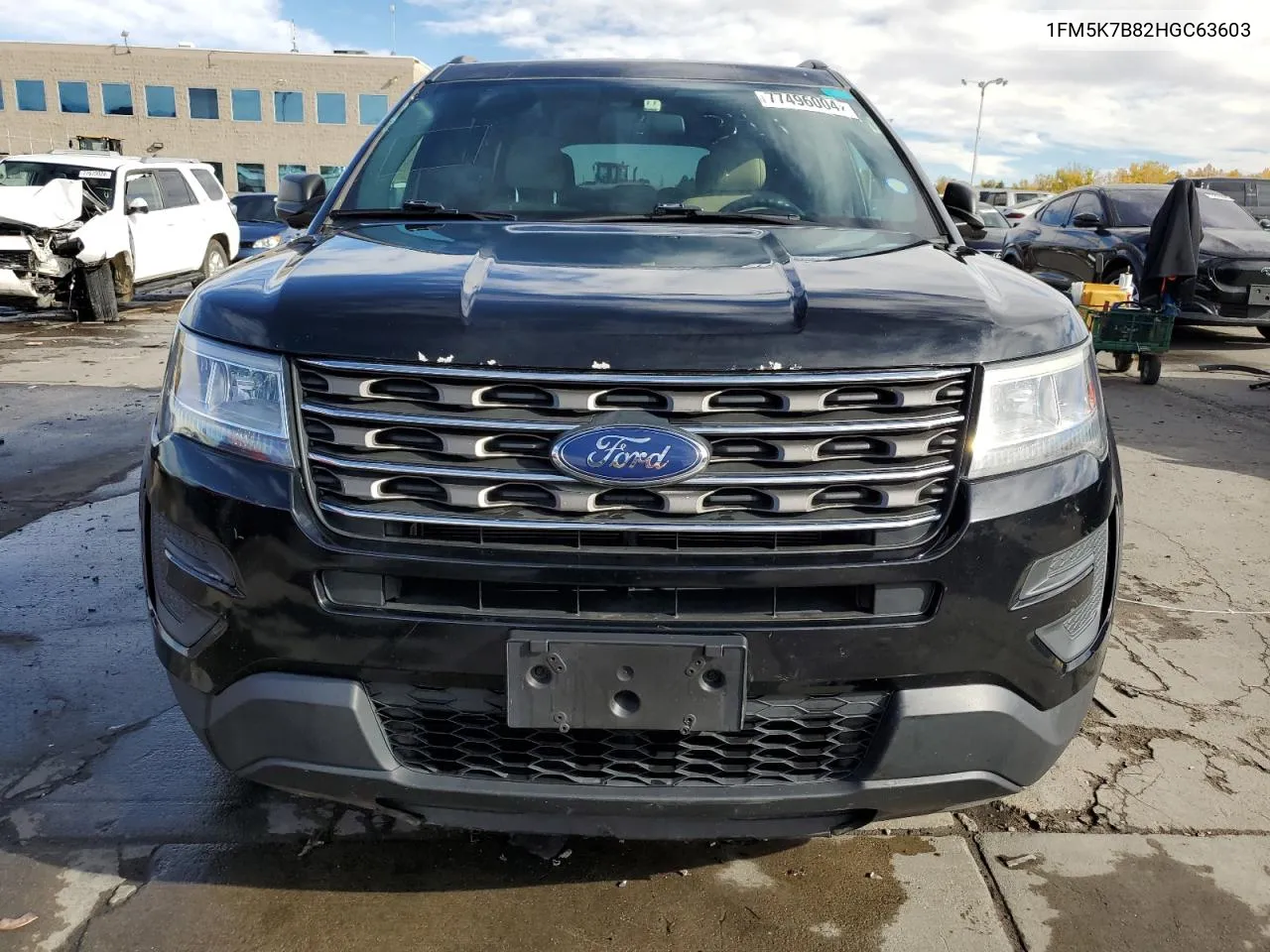 2017 Ford Explorer VIN: 1FM5K7B82HGC63603 Lot: 77496004