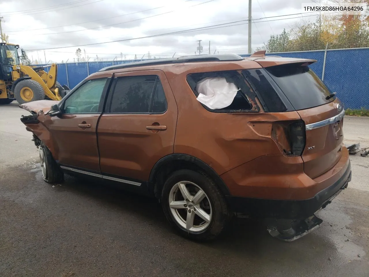 2017 Ford Explorer Xlt VIN: 1FM5K8D86HGA64296 Lot: 77526504