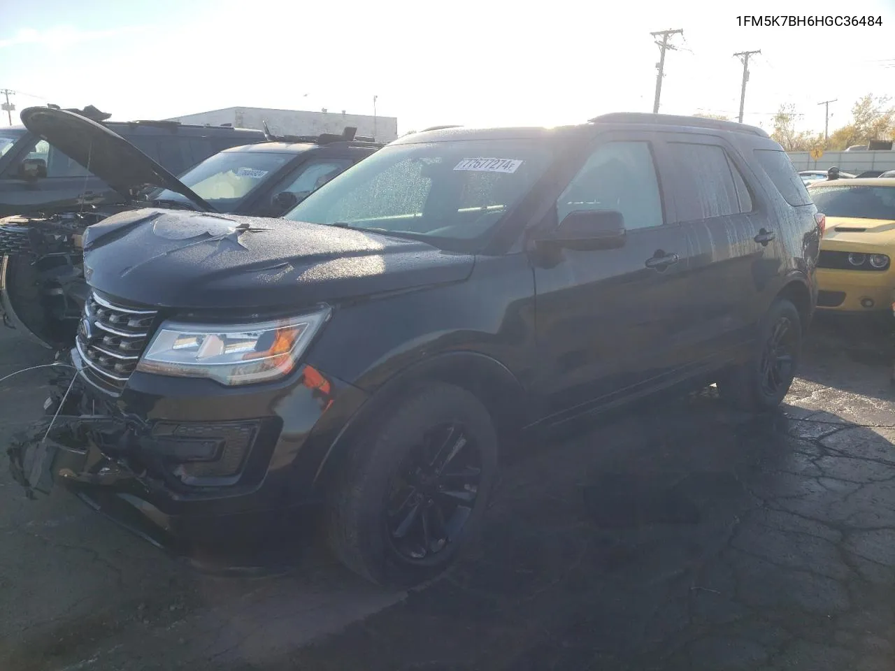 2017 Ford Explorer VIN: 1FM5K7BH6HGC36484 Lot: 77577274