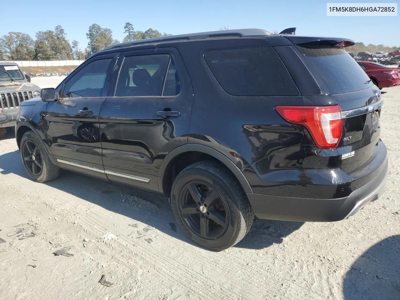 2017 Ford Explorer Xlt VIN: 1FM5K8DH6HGA72852 Lot: 77606044