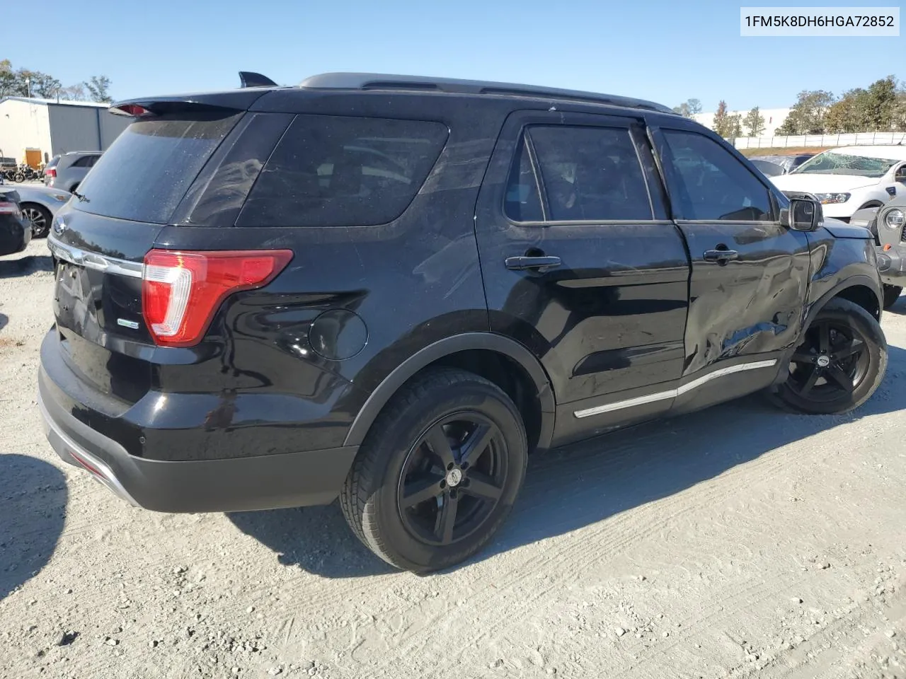 2017 Ford Explorer Xlt VIN: 1FM5K8DH6HGA72852 Lot: 77606044