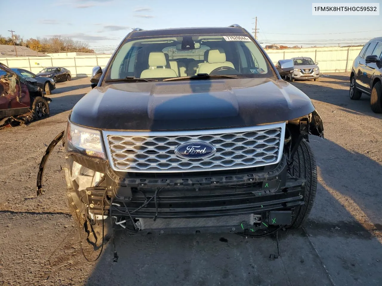 2017 Ford Explorer Platinum VIN: 1FM5K8HT5HGC59532 Lot: 77620044