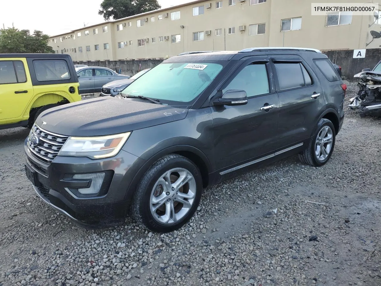 1FM5K7F81HGD00067 2017 Ford Explorer Limited