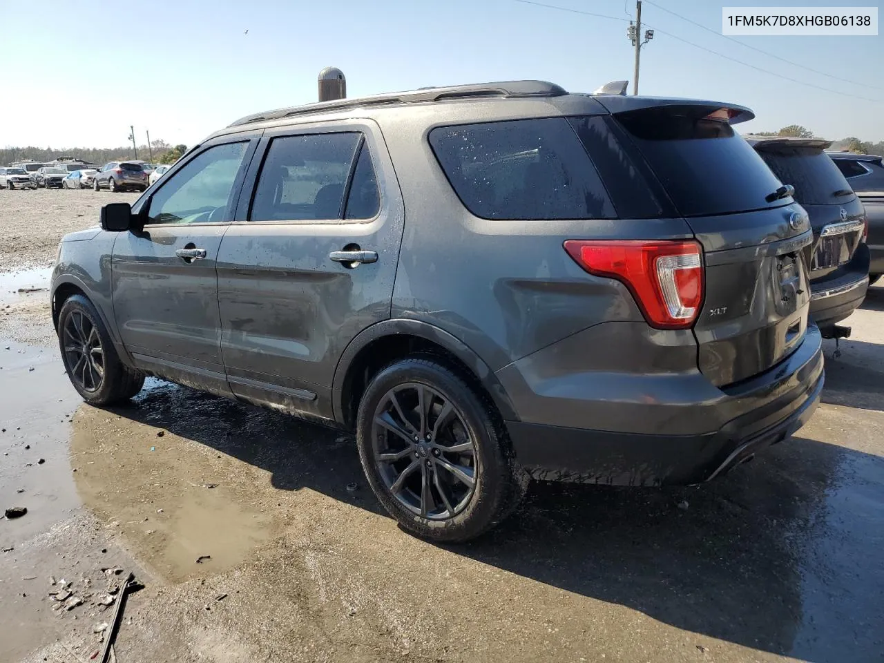 2017 Ford Explorer Xlt VIN: 1FM5K7D8XHGB06138 Lot: 77792844