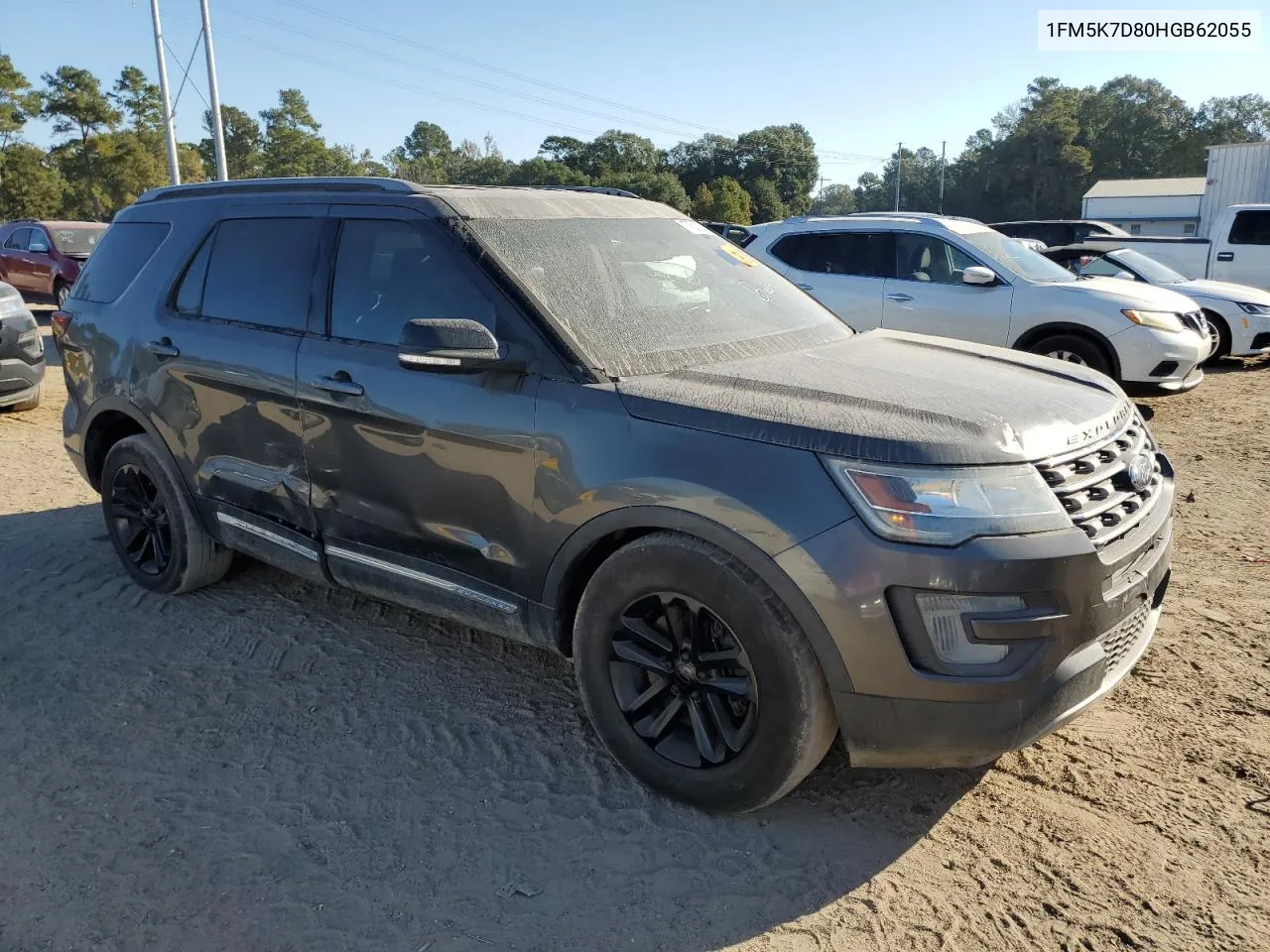 2017 Ford Explorer Xlt VIN: 1FM5K7D80HGB62055 Lot: 77833534