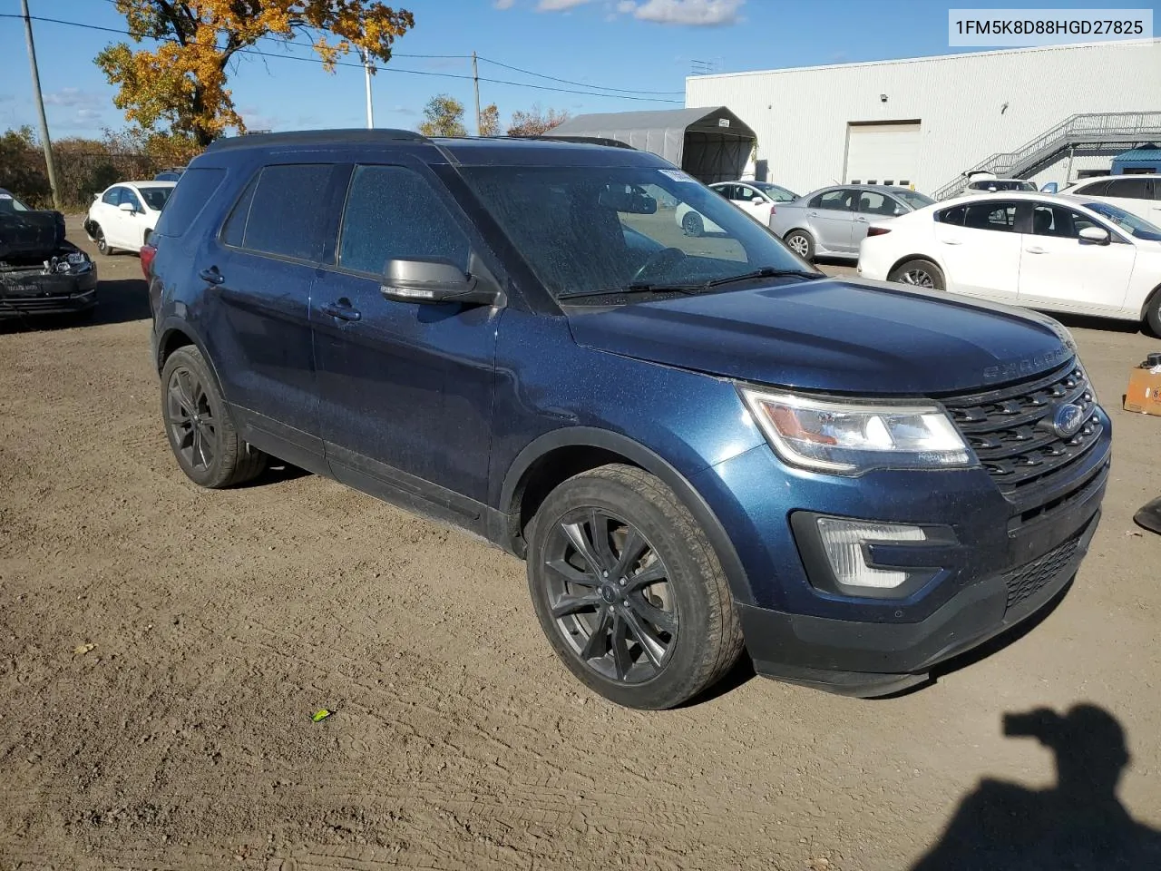 2017 Ford Explorer Xlt VIN: 1FM5K8D88HGD27825 Lot: 77856444