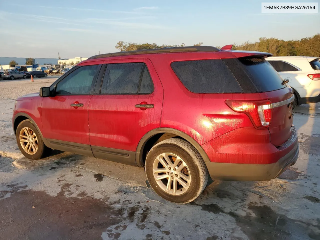 2017 Ford Explorer VIN: 1FM5K7B89HGA26154 Lot: 77934684