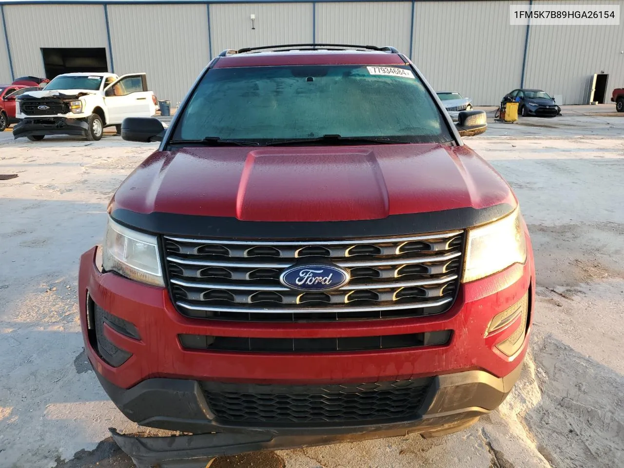 2017 Ford Explorer VIN: 1FM5K7B89HGA26154 Lot: 77934684