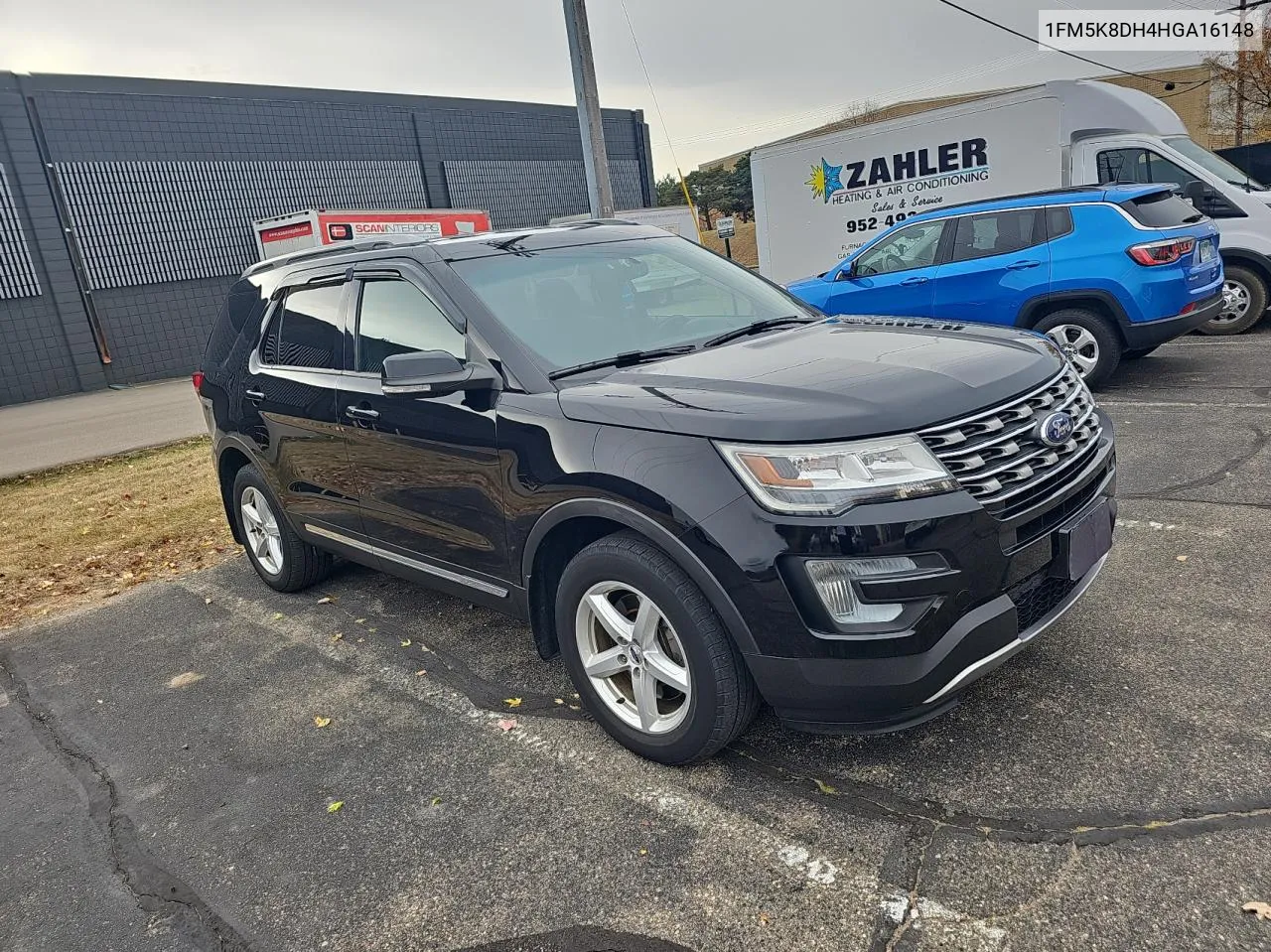 2017 Ford Explorer Xlt VIN: 1FM5K8DH4HGA16148 Lot: 78031244