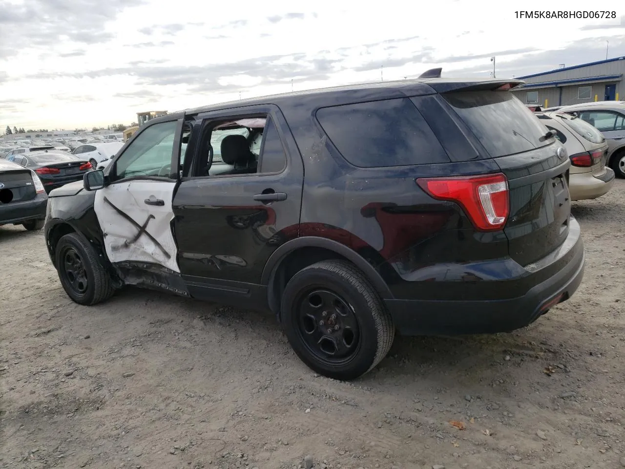 2017 Ford Explorer Police Interceptor VIN: 1FM5K8AR8HGD06728 Lot: 78130084