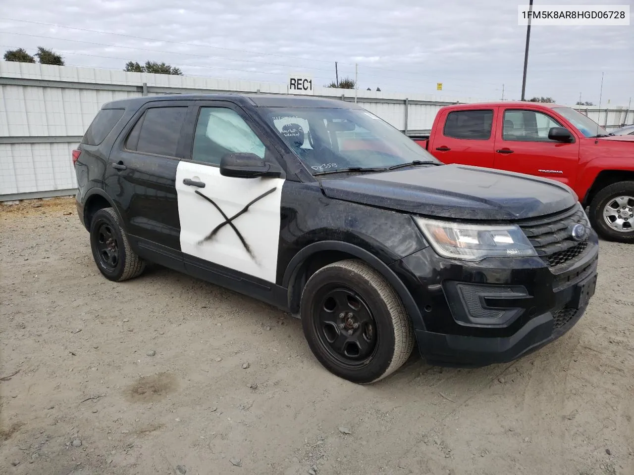 2017 Ford Explorer Police Interceptor VIN: 1FM5K8AR8HGD06728 Lot: 78130084