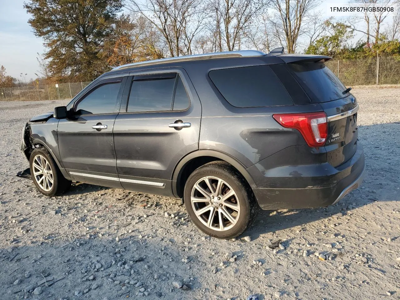 2017 Ford Explorer Limited VIN: 1FM5K8F87HGB50908 Lot: 78357144