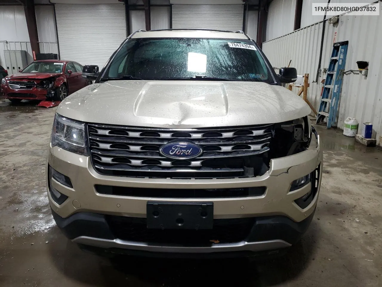 2017 Ford Explorer Xlt VIN: 1FM5K8D80HGD37832 Lot: 78474394