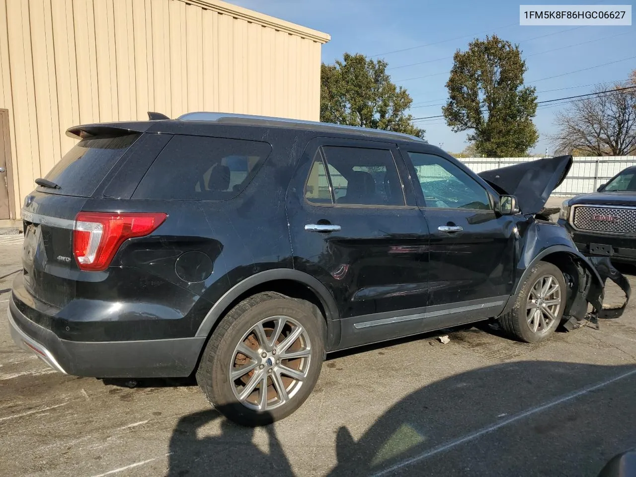 1FM5K8F86HGC06627 2017 Ford Explorer Limited