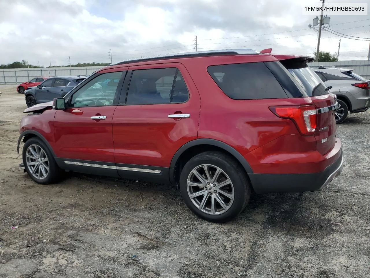 2017 Ford Explorer Limited VIN: 1FM5K7FH9HGB50693 Lot: 78615374