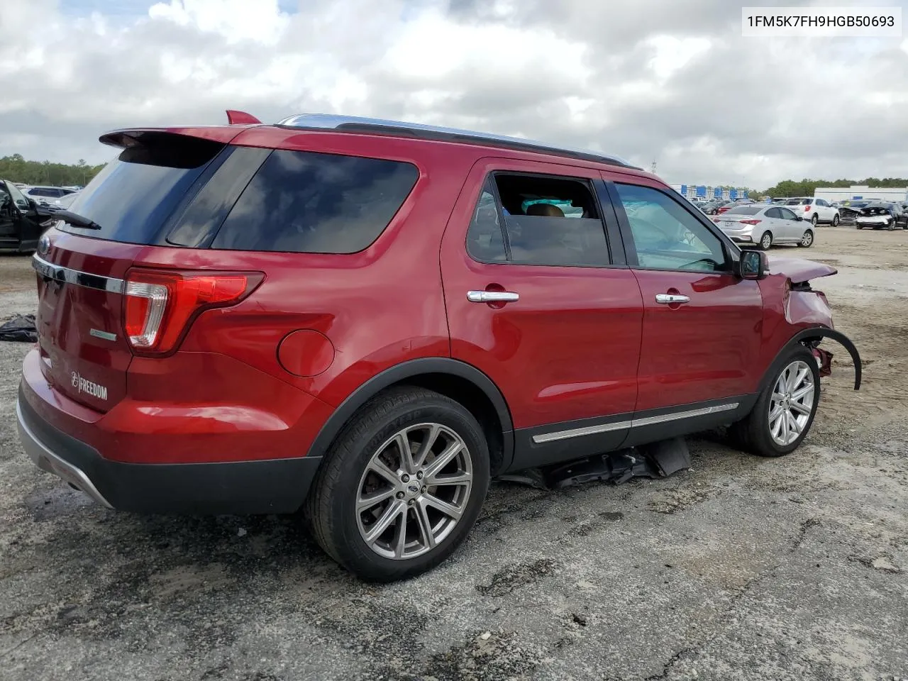 2017 Ford Explorer Limited VIN: 1FM5K7FH9HGB50693 Lot: 78615374