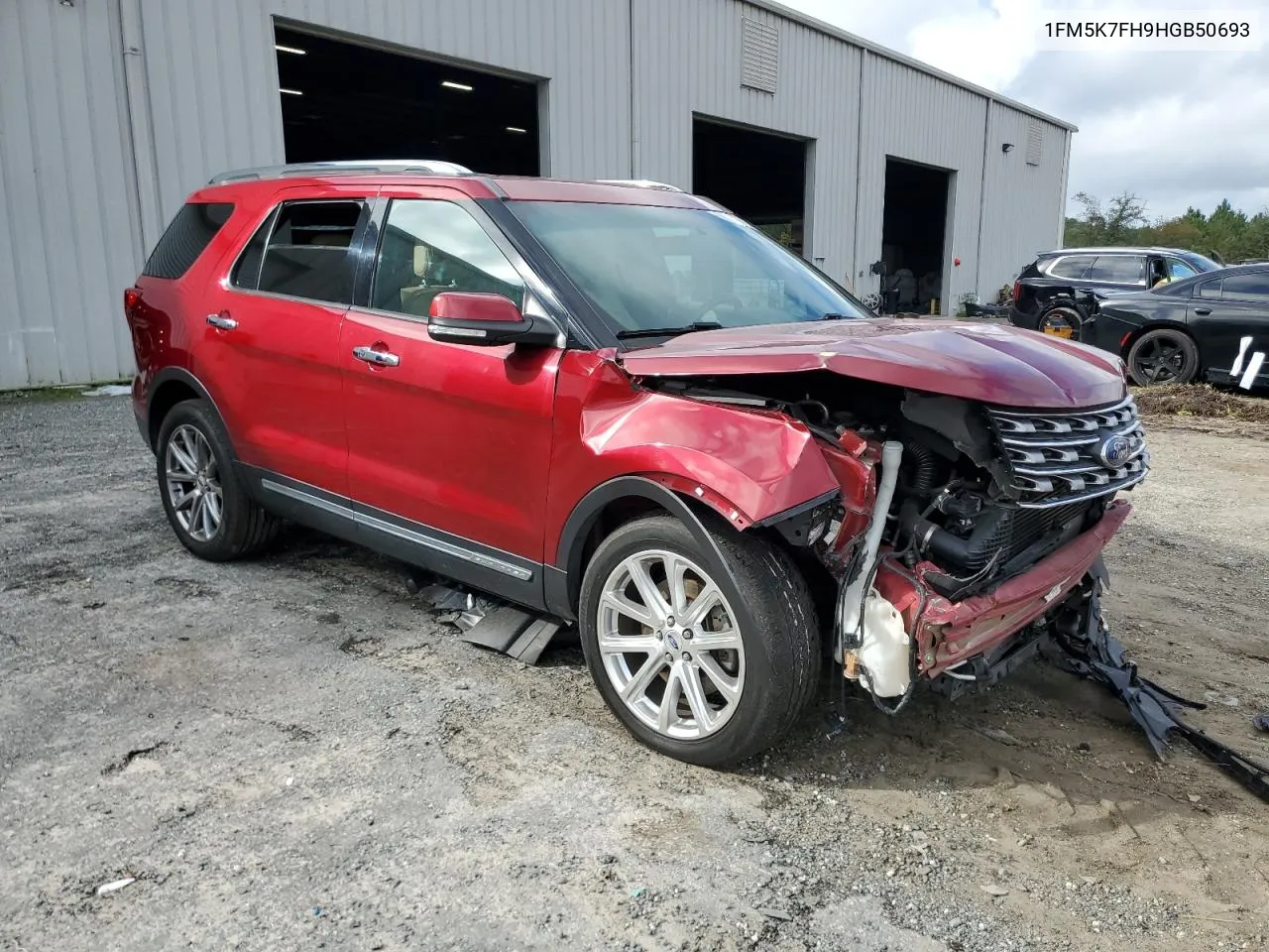 2017 Ford Explorer Limited VIN: 1FM5K7FH9HGB50693 Lot: 78615374