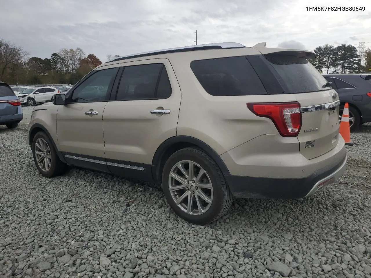 2017 Ford Explorer Limited VIN: 1FM5K7F82HGB80649 Lot: 79044434