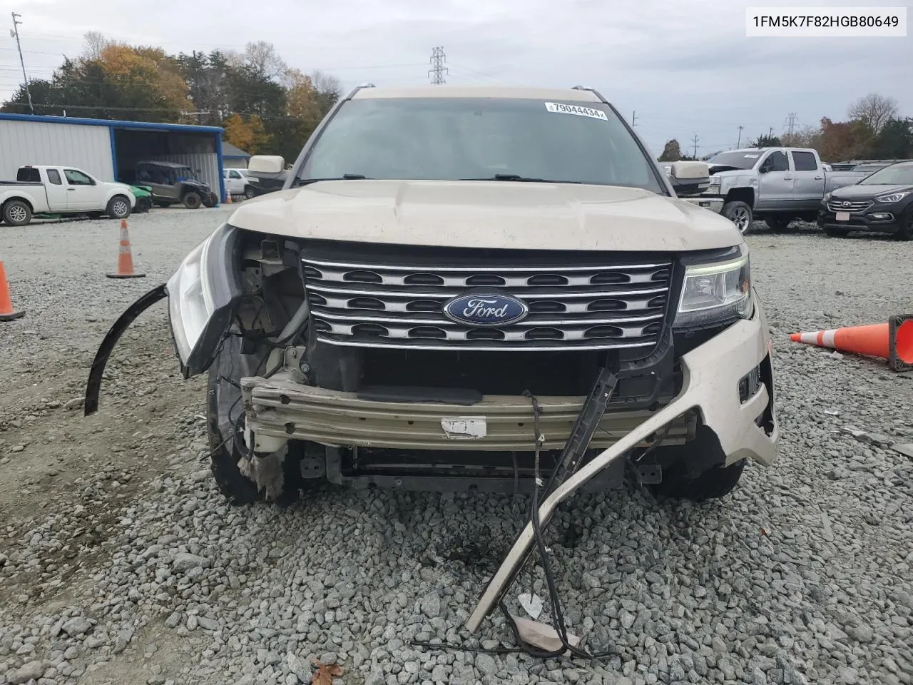 2017 Ford Explorer Limited VIN: 1FM5K7F82HGB80649 Lot: 79044434