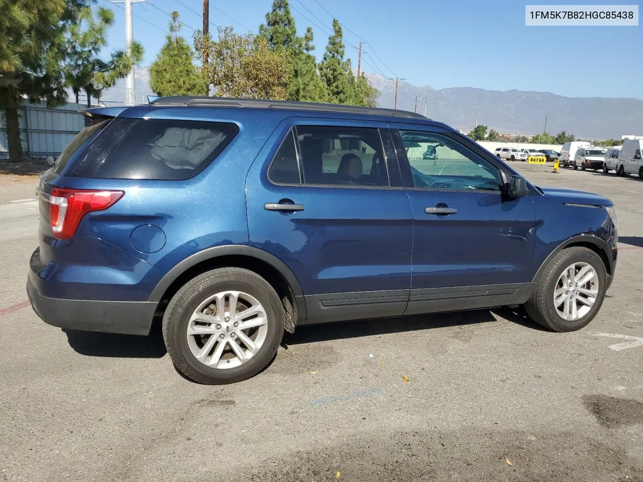 2017 Ford Explorer VIN: 1FM5K7B82HGC85438 Lot: 79063024