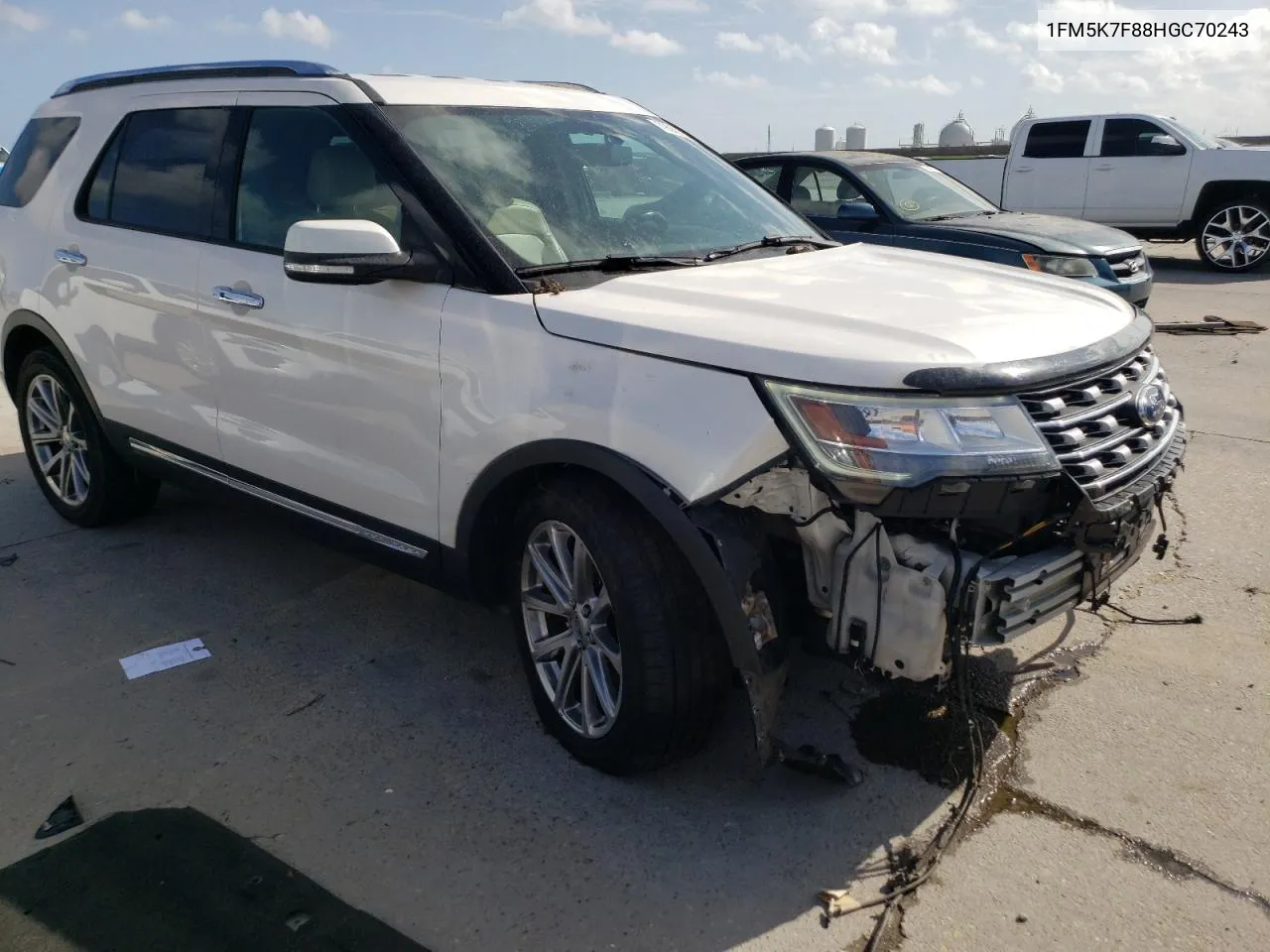 2017 Ford Explorer Limited VIN: 1FM5K7F88HGC70243 Lot: 79089524