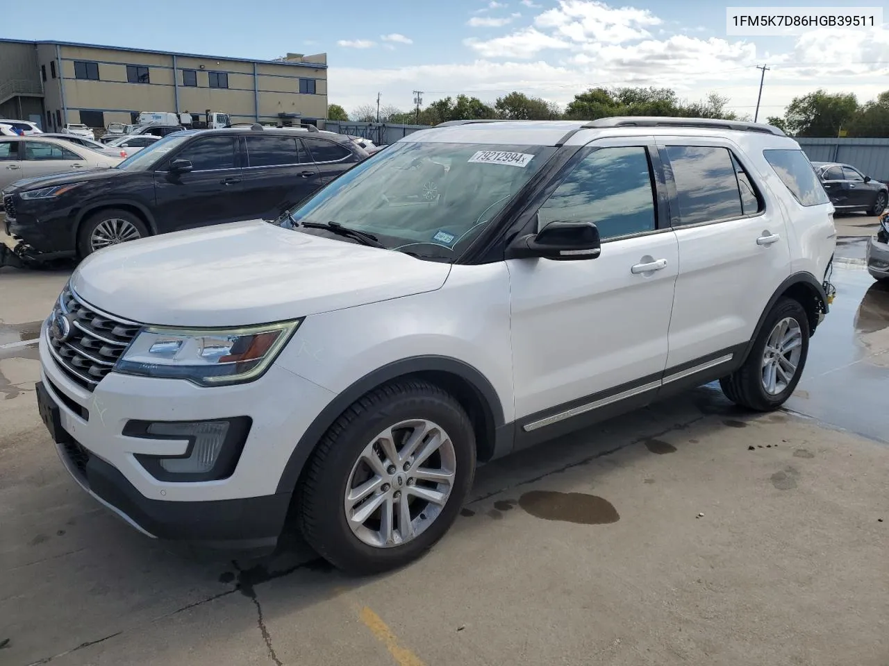 2017 Ford Explorer Xlt VIN: 1FM5K7D86HGB39511 Lot: 79212994