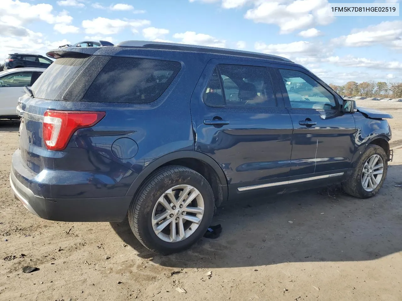 2017 Ford Explorer Xlt VIN: 1FM5K7D81HGE02519 Lot: 79330584