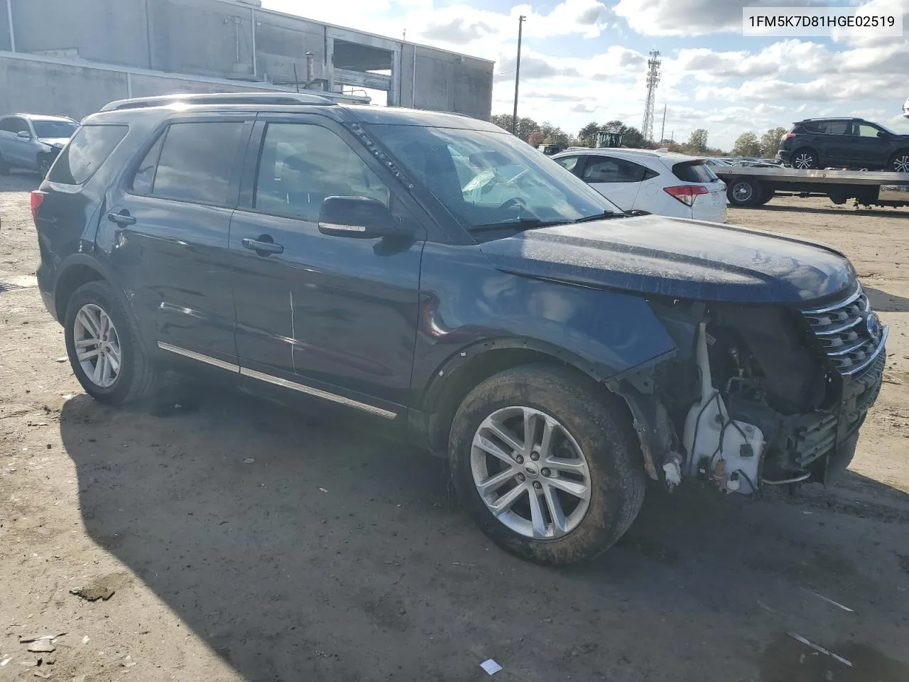 2017 Ford Explorer Xlt VIN: 1FM5K7D81HGE02519 Lot: 79330584