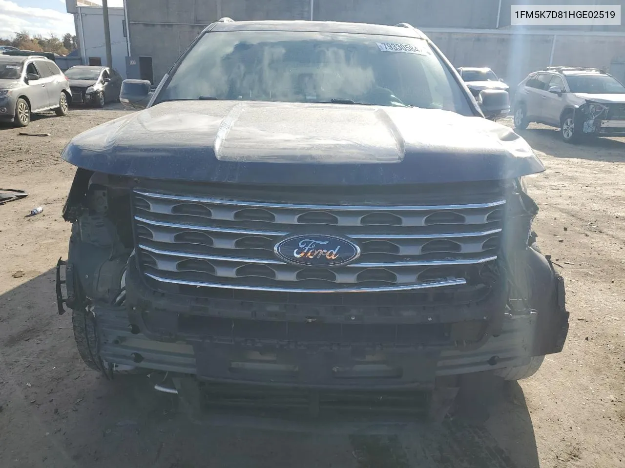 1FM5K7D81HGE02519 2017 Ford Explorer Xlt