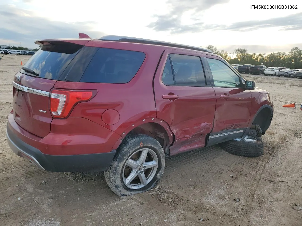 2017 Ford Explorer Xlt VIN: 1FM5K8D80HGB31362 Lot: 79459374