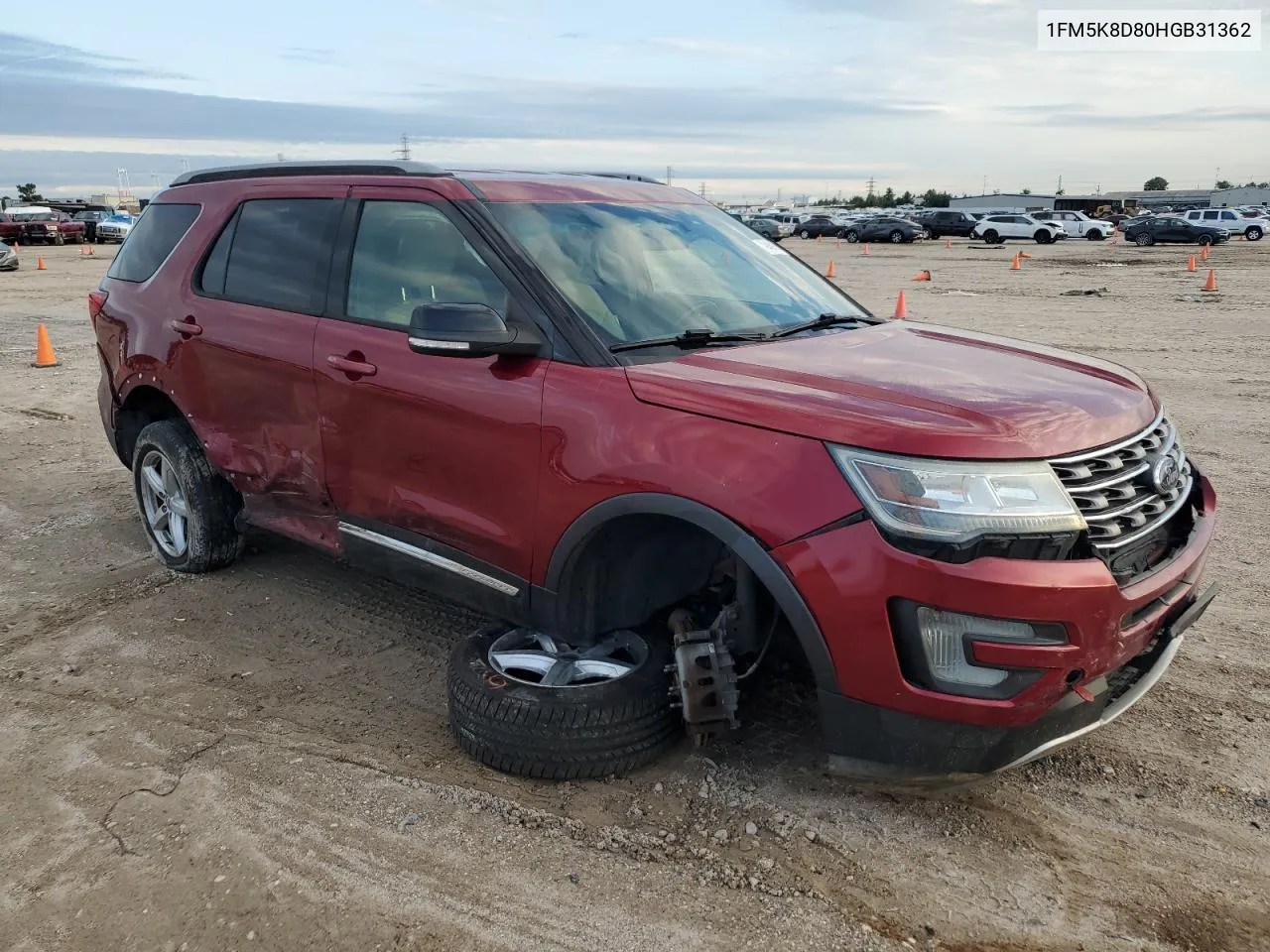 2017 Ford Explorer Xlt VIN: 1FM5K8D80HGB31362 Lot: 79459374