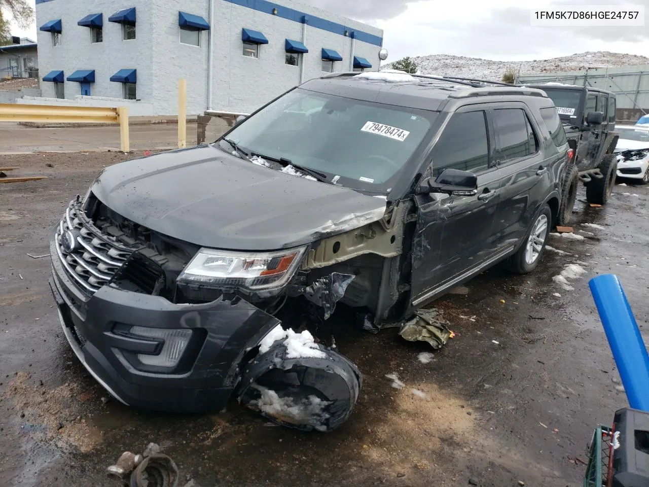 2017 Ford Explorer Xlt VIN: 1FM5K7D86HGE24757 Lot: 79478474