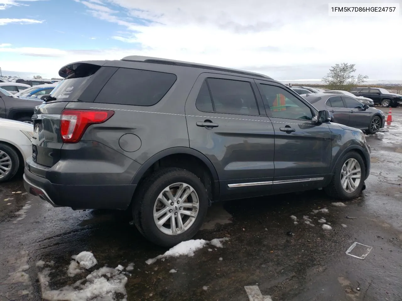 2017 Ford Explorer Xlt VIN: 1FM5K7D86HGE24757 Lot: 79478474