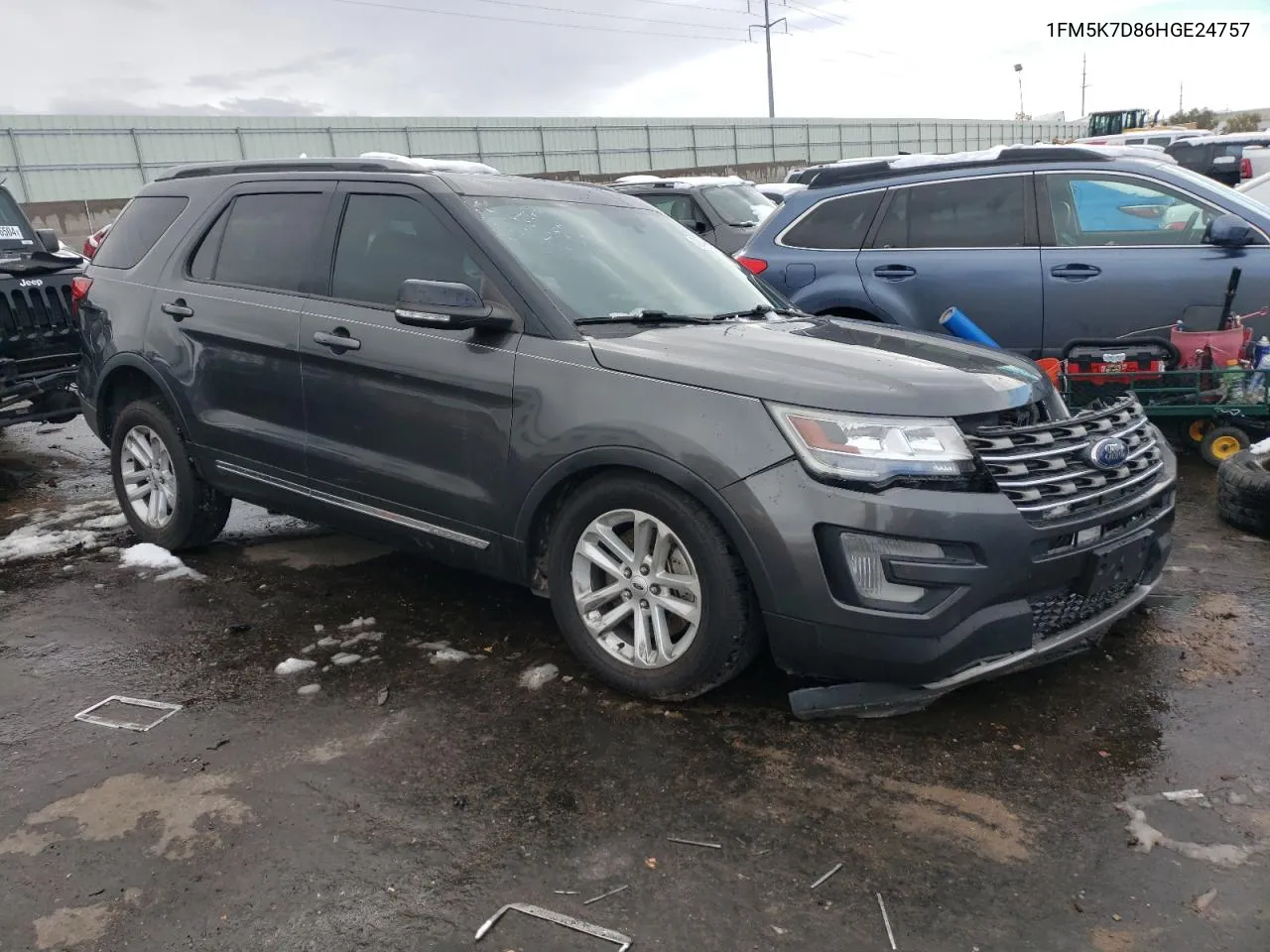 2017 Ford Explorer Xlt VIN: 1FM5K7D86HGE24757 Lot: 79478474