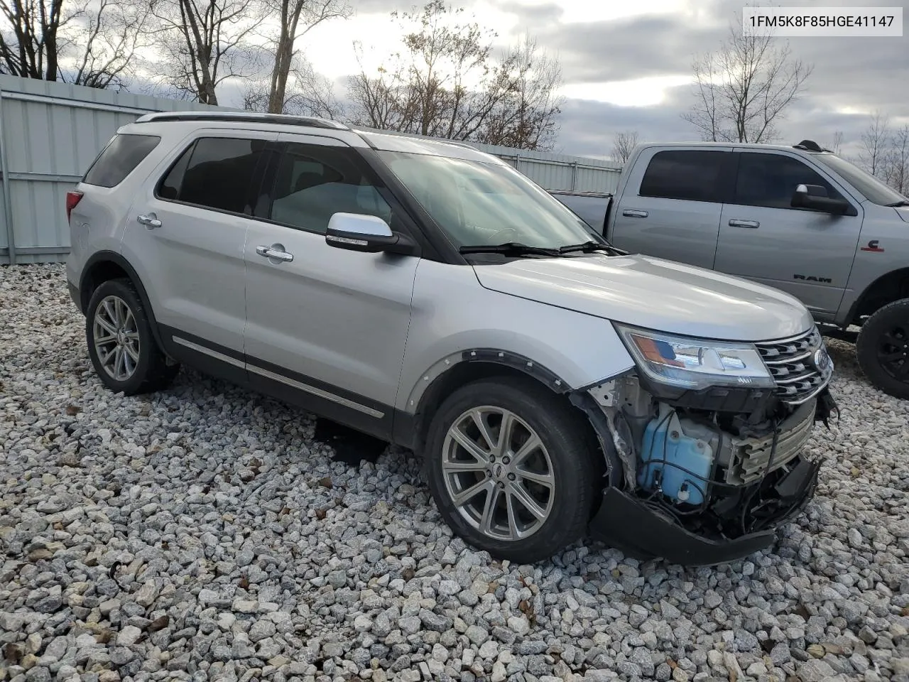 2017 Ford Explorer Limited VIN: 1FM5K8F85HGE41147 Lot: 79916444