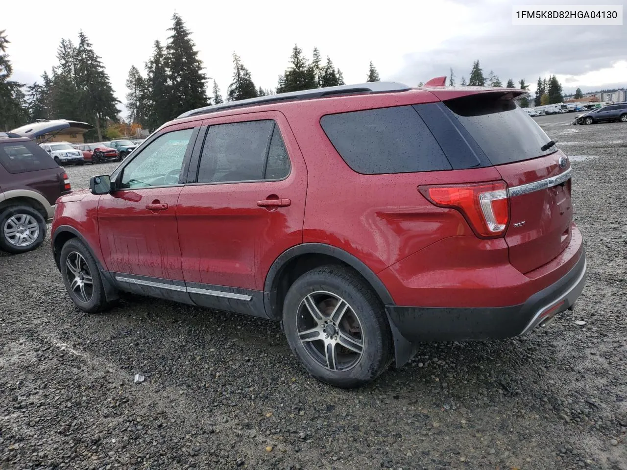 2017 Ford Explorer Xlt VIN: 1FM5K8D82HGA04130 Lot: 80046964