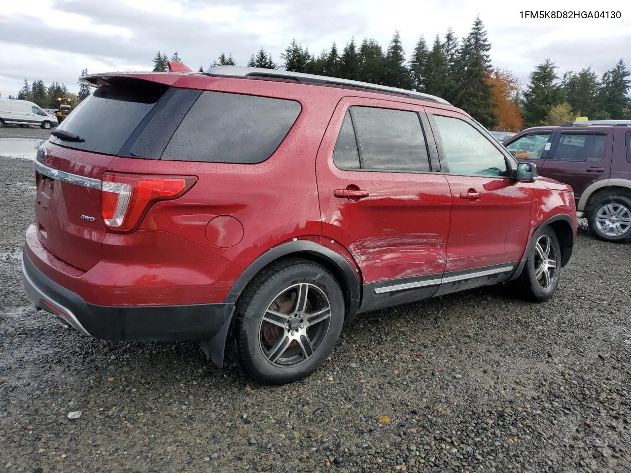 2017 Ford Explorer Xlt VIN: 1FM5K8D82HGA04130 Lot: 80046964