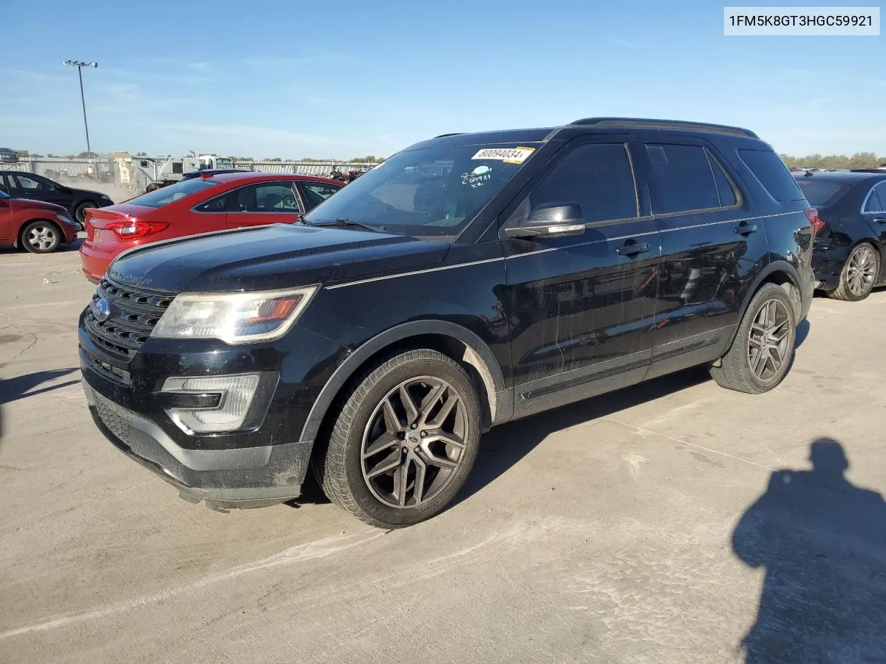 2017 Ford Explorer Sport VIN: 1FM5K8GT3HGC59921 Lot: 80094034