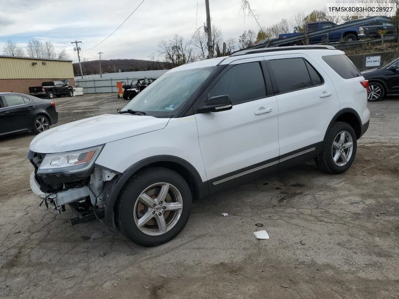 2017 Ford Explorer Xlt VIN: 1FM5K8D83HGC28927 Lot: 80504614