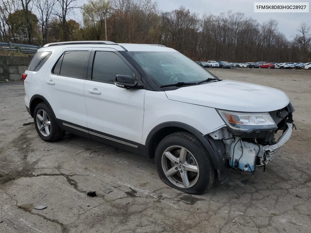 2017 Ford Explorer Xlt VIN: 1FM5K8D83HGC28927 Lot: 80504614