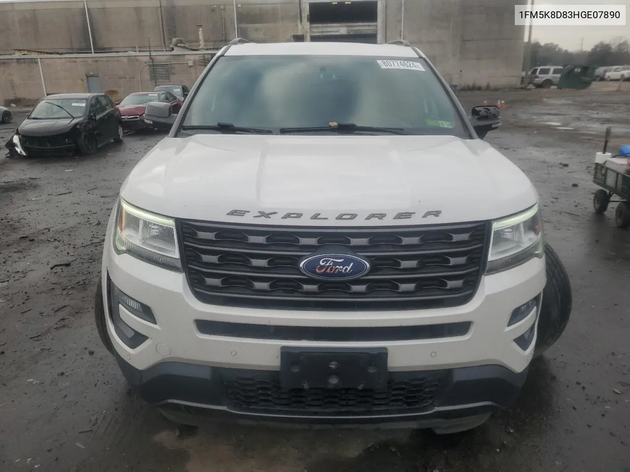 2017 Ford Explorer Xlt VIN: 1FM5K8D83HGE07890 Lot: 80774624