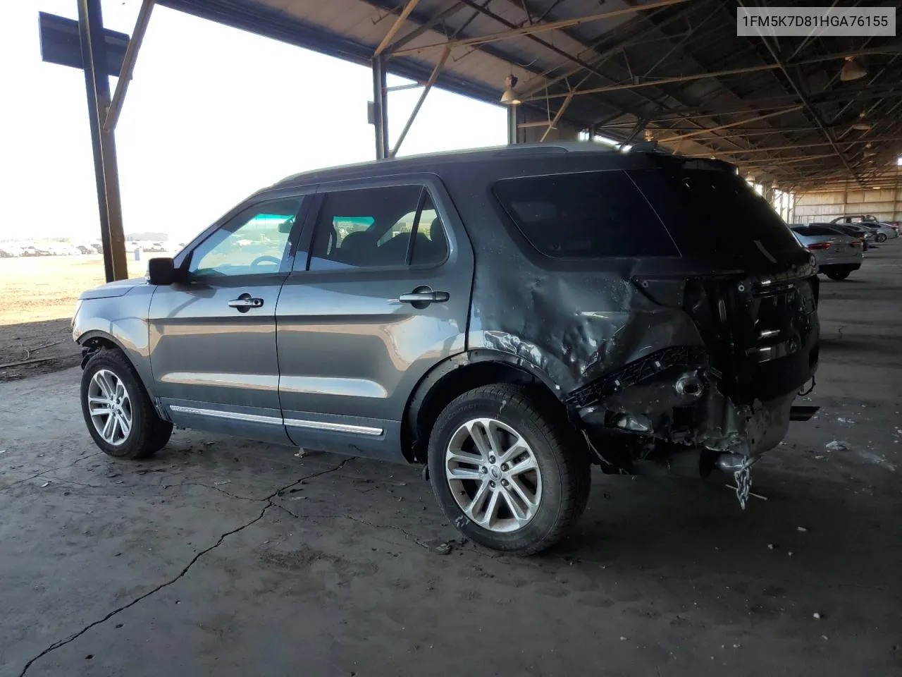 2017 Ford Explorer Xlt VIN: 1FM5K7D81HGA76155 Lot: 80835764