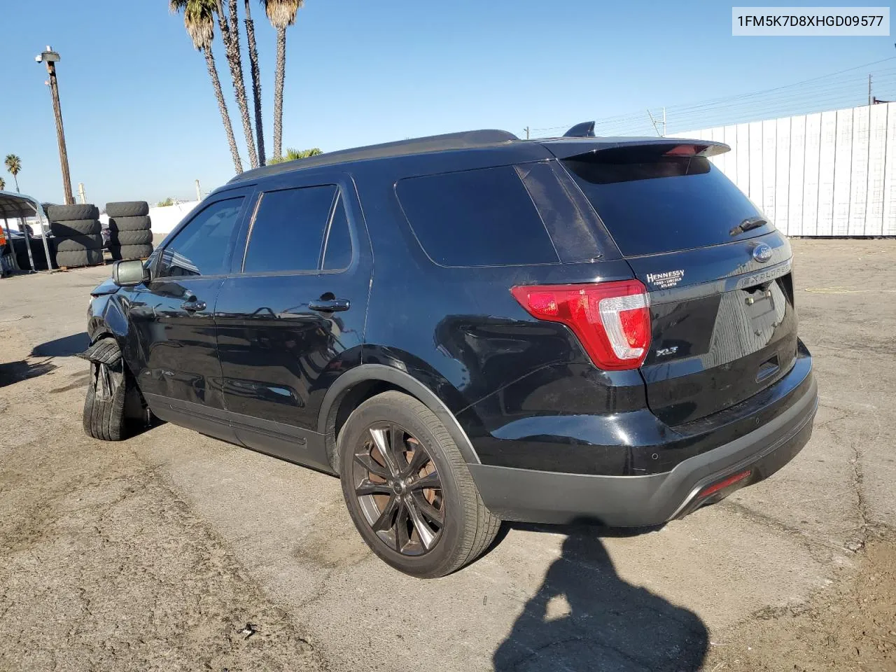 2017 Ford Explorer Xlt VIN: 1FM5K7D8XHGD09577 Lot: 81111794