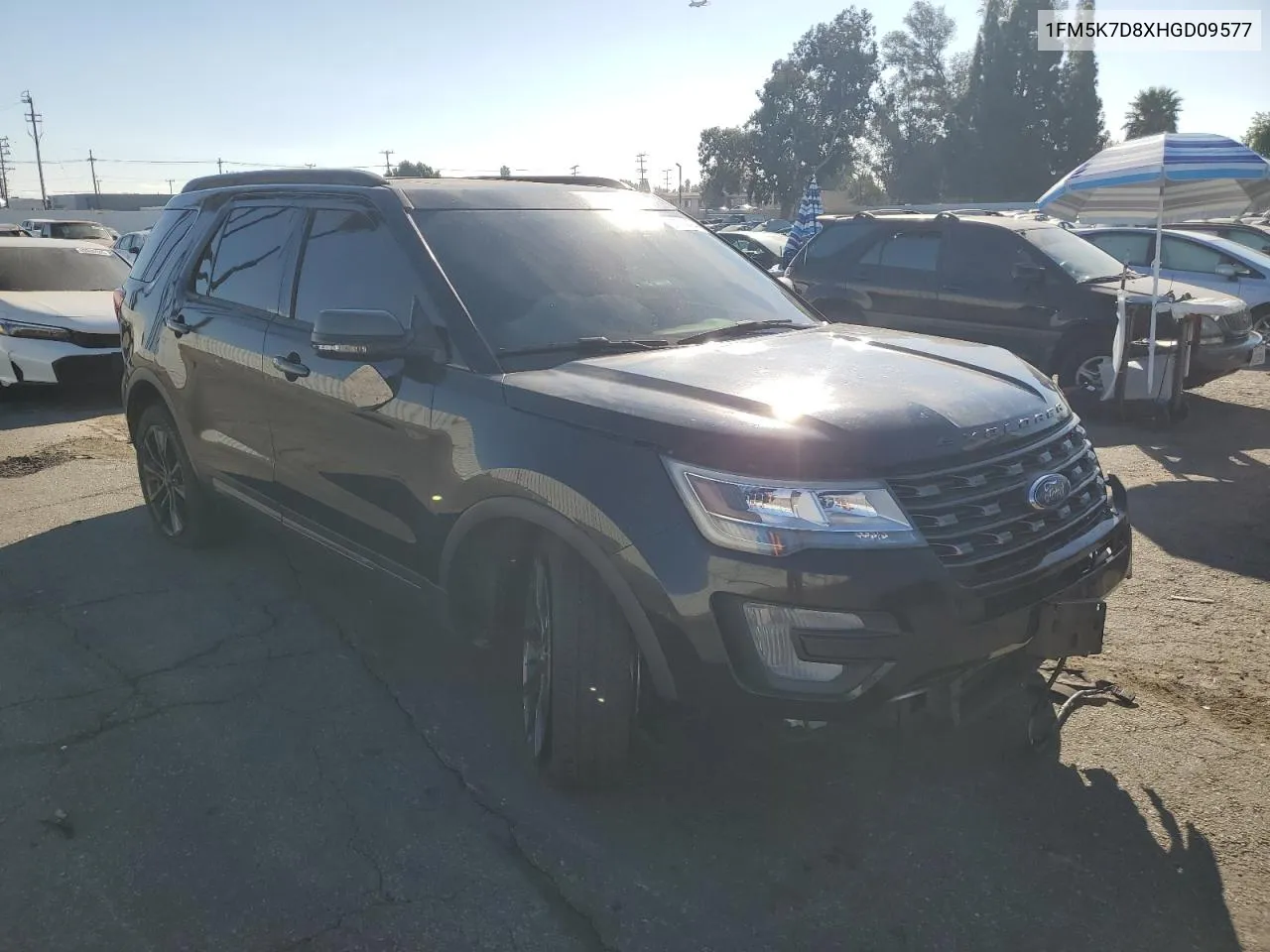 2017 Ford Explorer Xlt VIN: 1FM5K7D8XHGD09577 Lot: 81111794