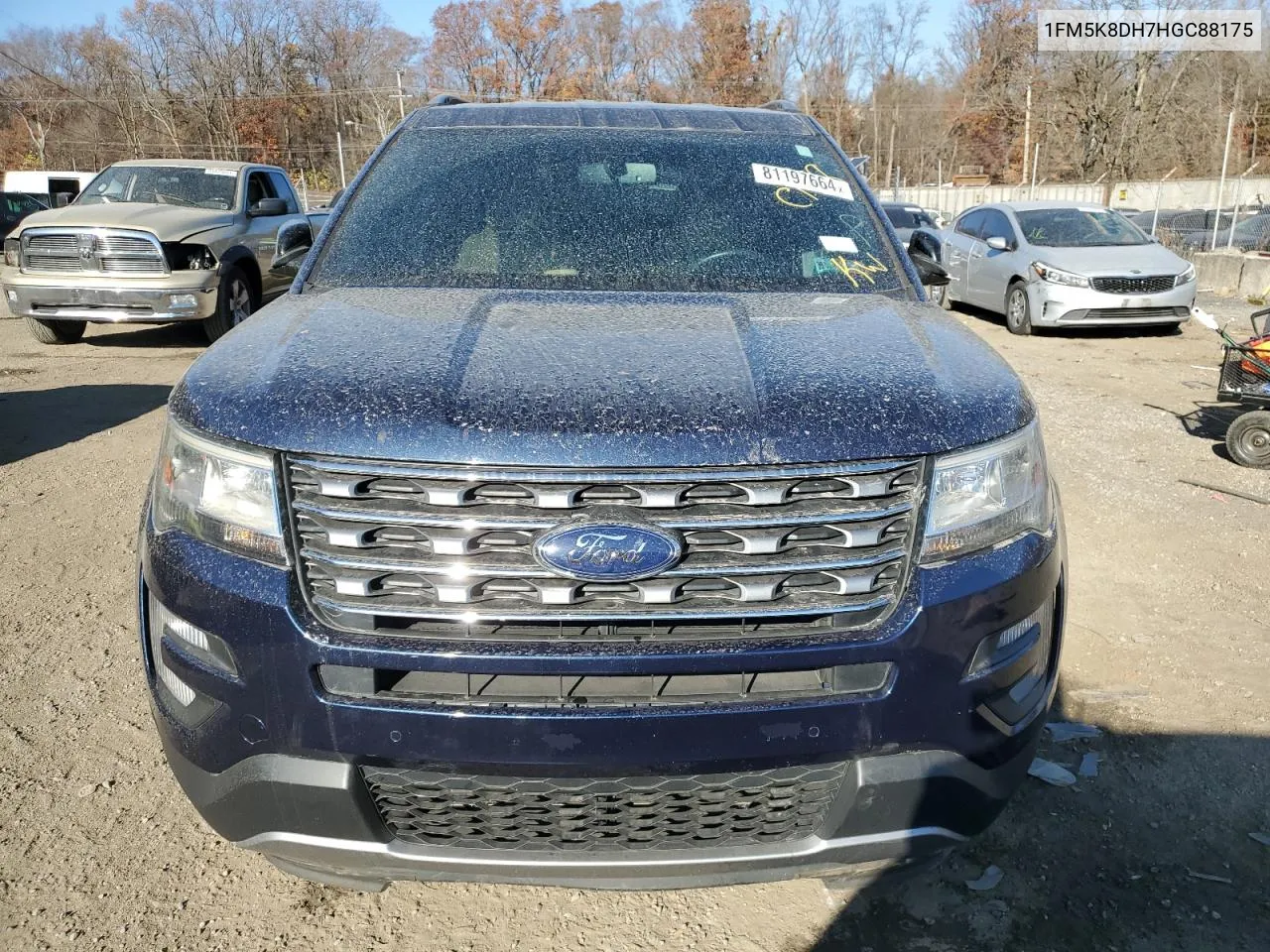 2017 Ford Explorer Xlt VIN: 1FM5K8DH7HGC88175 Lot: 81197664