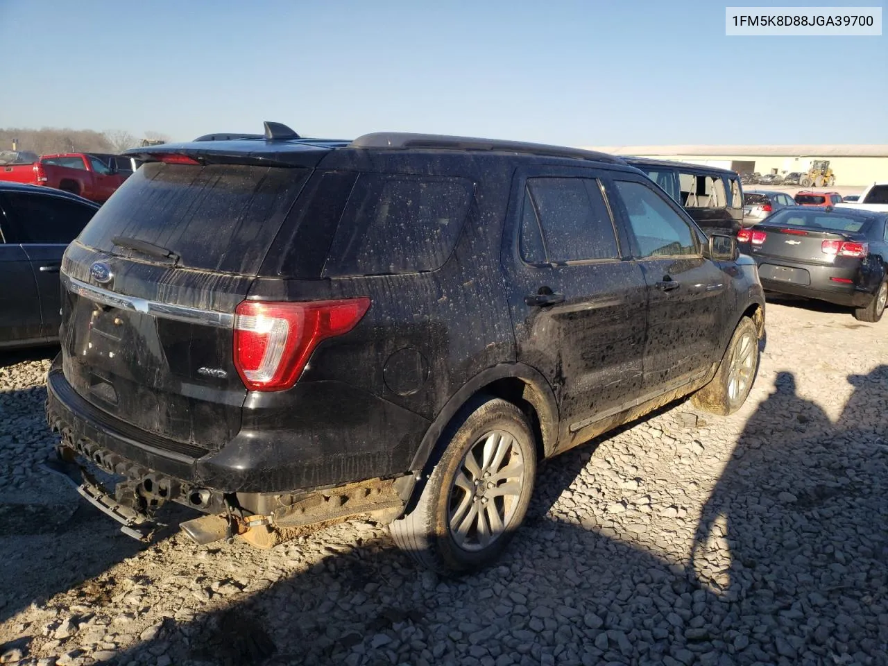 2018 Ford Explorer Xlt VIN: 1FM5K8D88JGA39700 Lot: 40997634