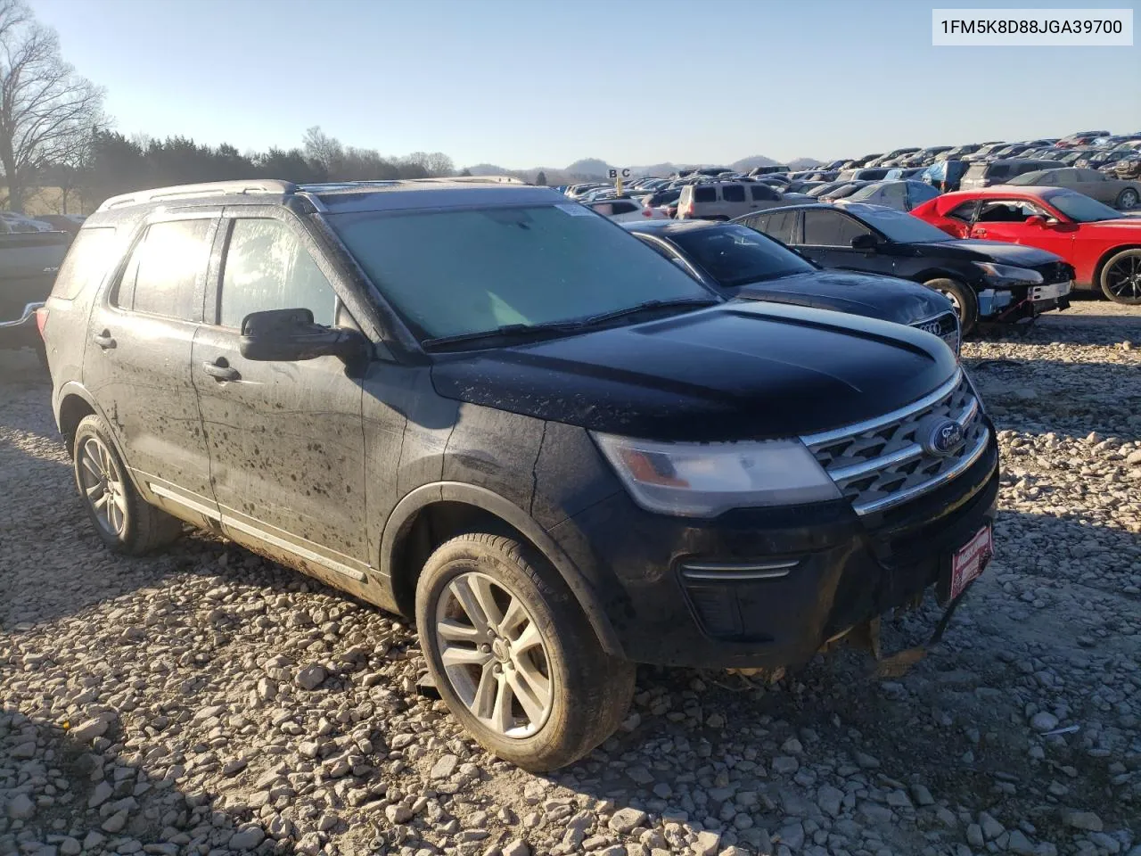 2018 Ford Explorer Xlt VIN: 1FM5K8D88JGA39700 Lot: 40997634