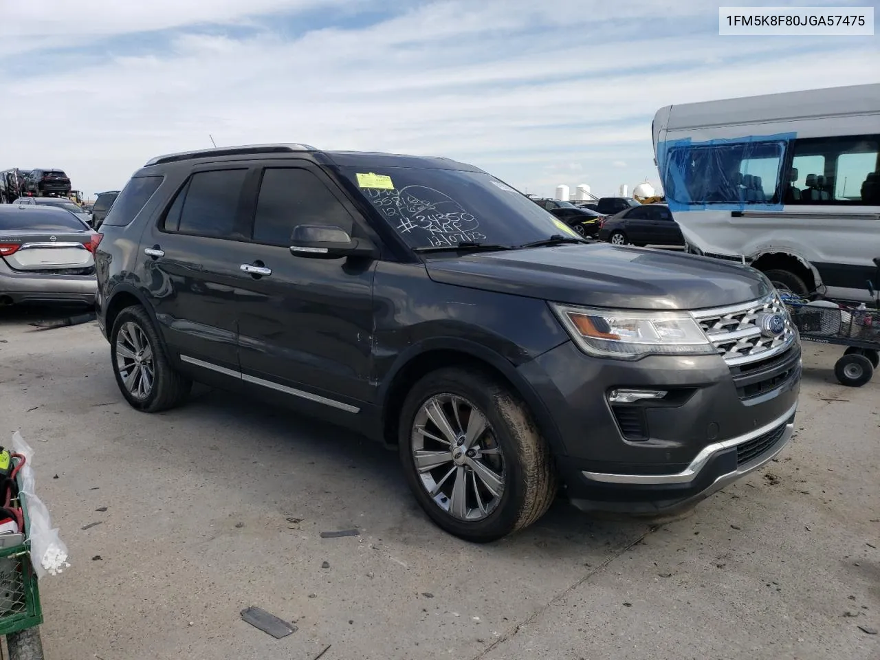 2018 Ford Explorer Limited VIN: 1FM5K8F80JGA57475 Lot: 41916194