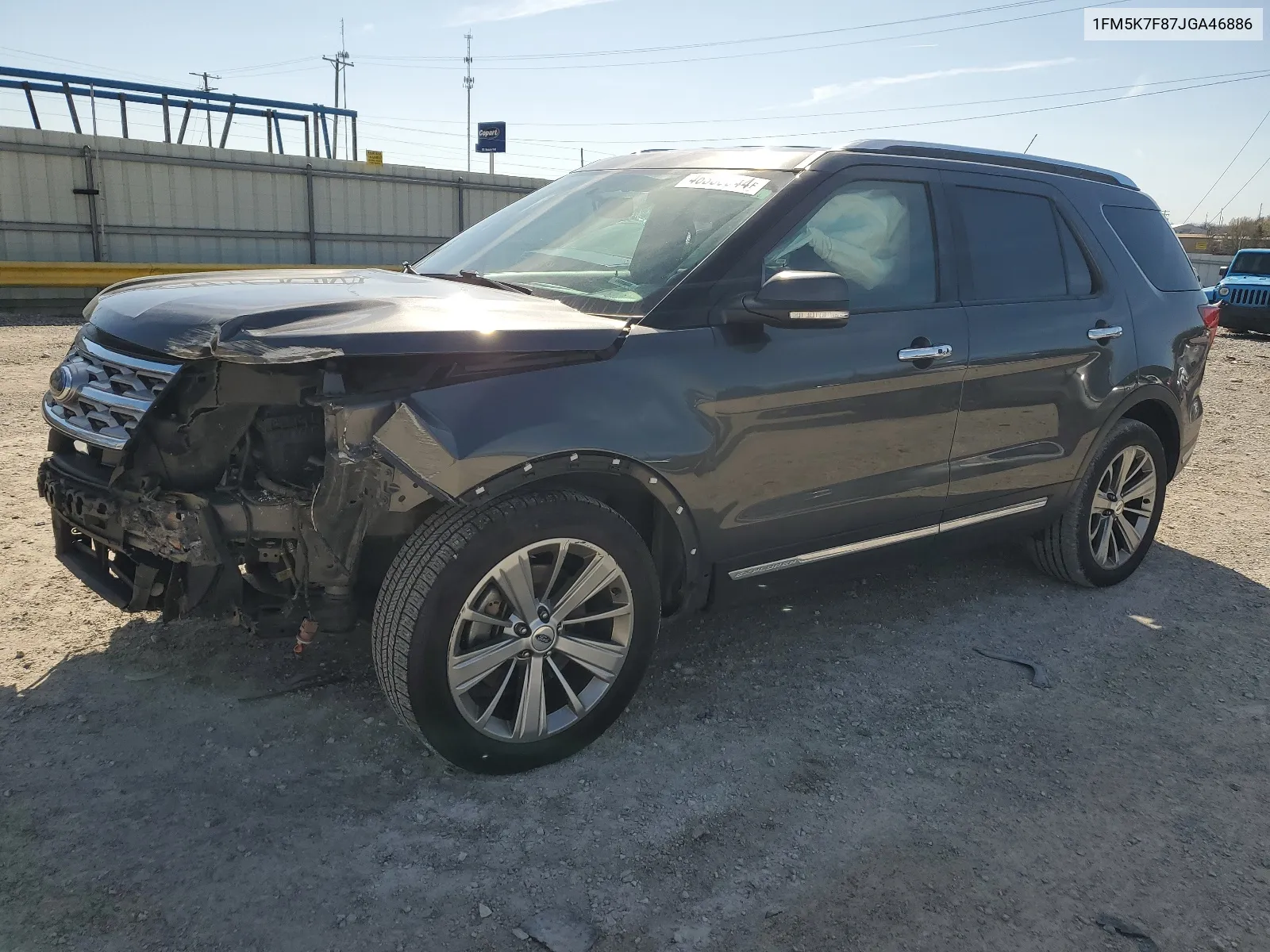 2018 Ford Explorer Limited VIN: 1FM5K7F87JGA46886 Lot: 46355344