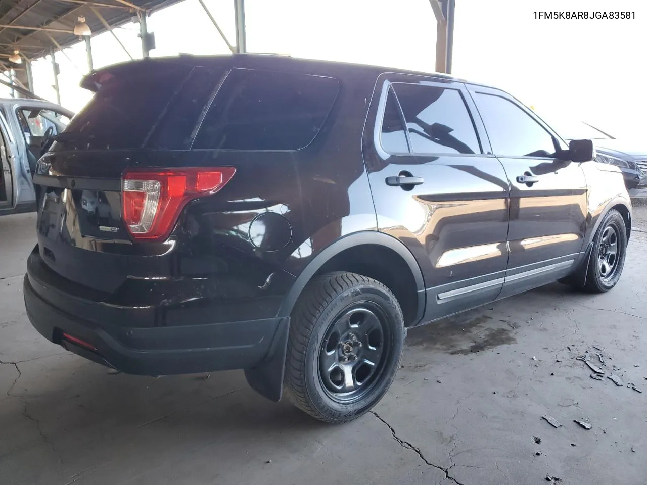 2018 Ford Explorer Police Interceptor VIN: 1FM5K8AR8JGA83581 Lot: 51807084